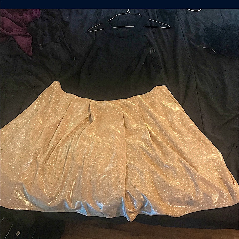 Rose gold dress